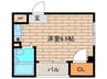 リバーヒル大桐 1Rの間取り