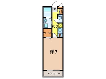 間取図 グランメ－ル楠