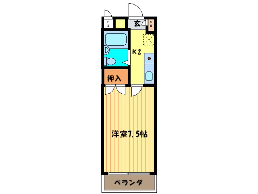 間取図 フレグランス東向日