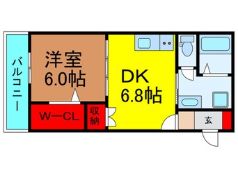 間取図 セラフィーメゾン郡元町