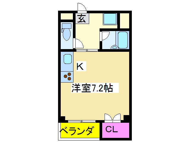 間取り図 フェリ－チェ鶴ヶ丘