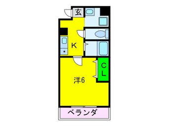 間取図 ＭｉＹｏ８７天下茶屋