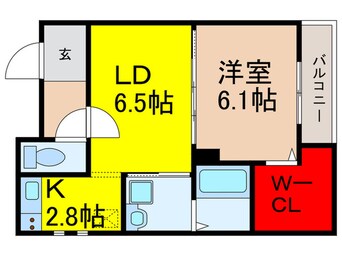 間取図 フジパレス庄内西町Ⅱ番館