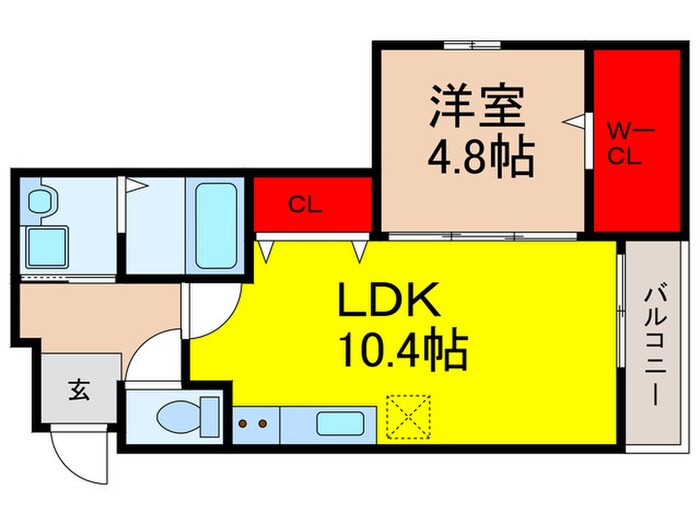間取り図 フジパレス庄内西町Ⅱ番館