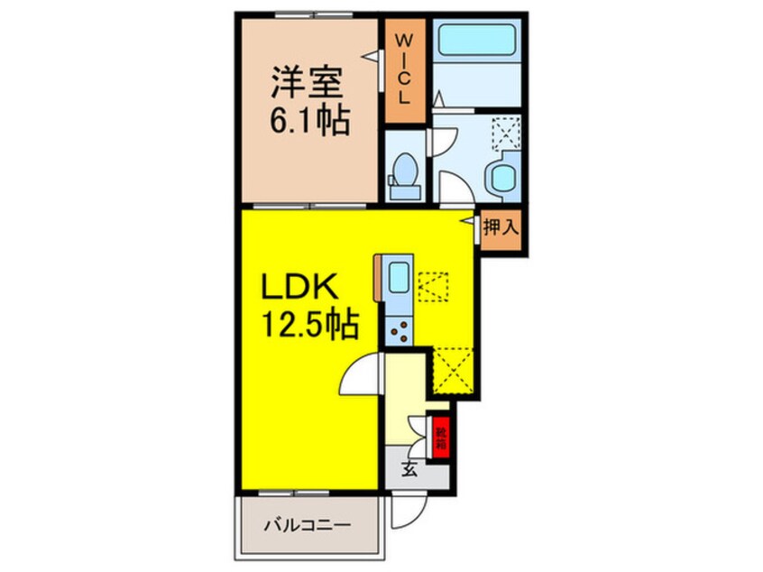 間取図 カルムメゾン