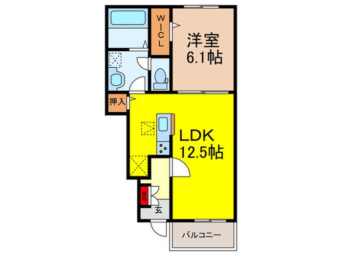 間取り図 カルムメゾン