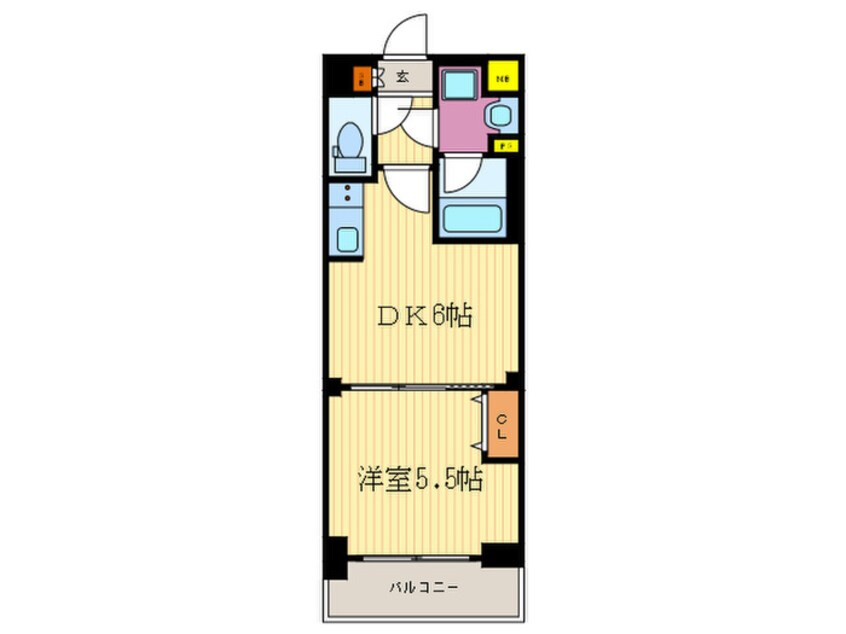 間取図 ベラジオ雅び京都西院（707）