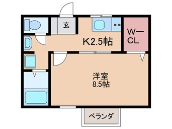 間取図 コムズスクエア西禁野