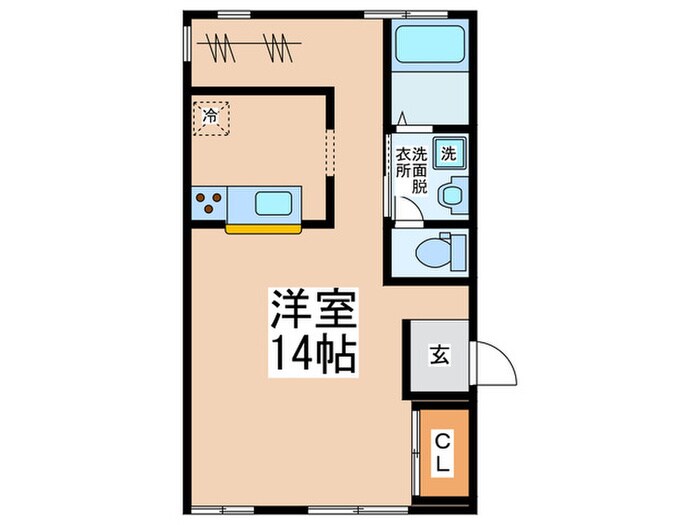 間取り図 ル・シェル 北巽