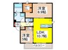 Toile blanche 2LDKの間取り