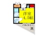 ラポ－ル３７ 1Rの間取り