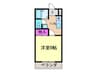 エクセルコ－ト服部 1Kの間取り