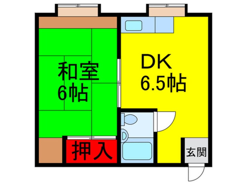 間取図 豊南マンション