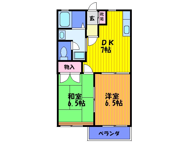 間取り図 ヴォヌール・ミチ