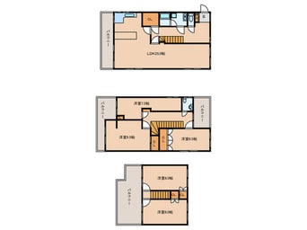 間取図 ハイツエルソール貸家