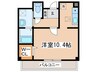 セント・プレイス 1Rの間取り