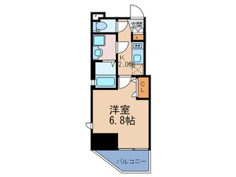 間取図 ﾌｧｰｽﾄﾌｨｵｰﾚ福島野田（1001）