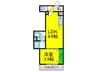 F+style浜寺石津町西1号館 1LDKの間取り
