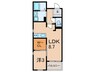 Well-being　東加古川 1LDKの間取り