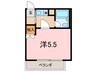 パラッﾂオ ニッセイ 1Rの間取り