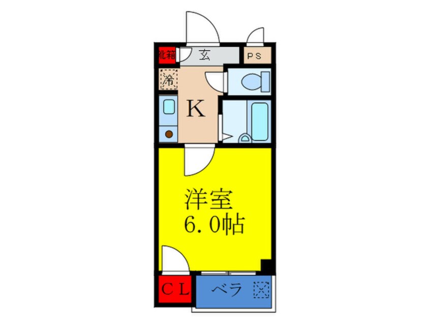 間取図 ブランドハイム