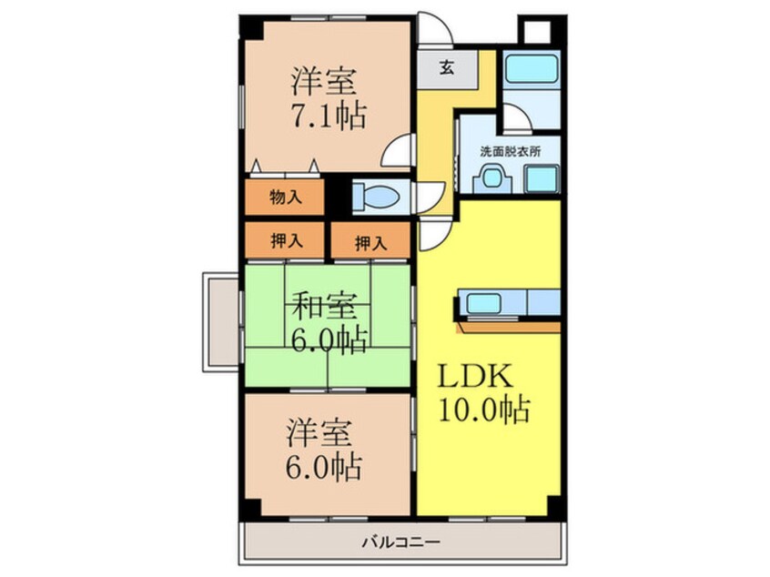 間取図 プレアデス