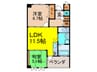 ルンガヴィ－タ 2LDKの間取り