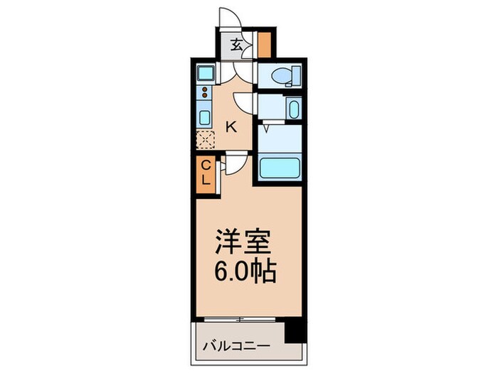 間取り図 エスリード南森町(902)