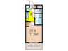 S-RESIDENCE新大阪駅前 1Kの間取り