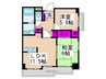 メゾンキコー住之江 2LDKの間取り