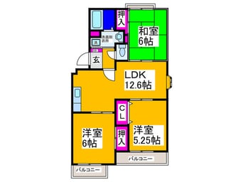 間取図 ア－バンヒル