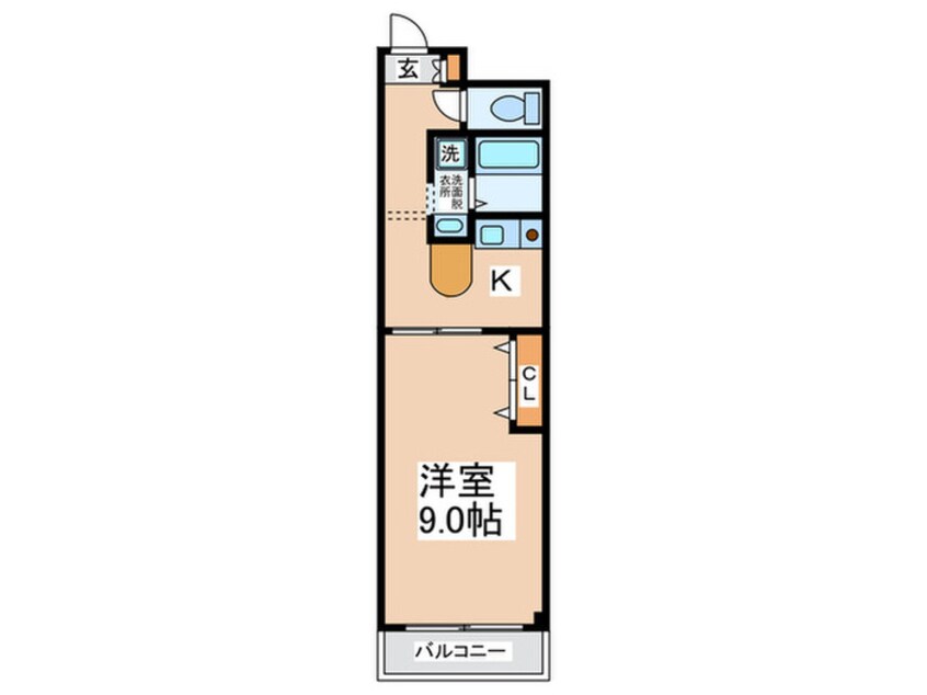 間取図 サンパティ－クちぐさⅡ