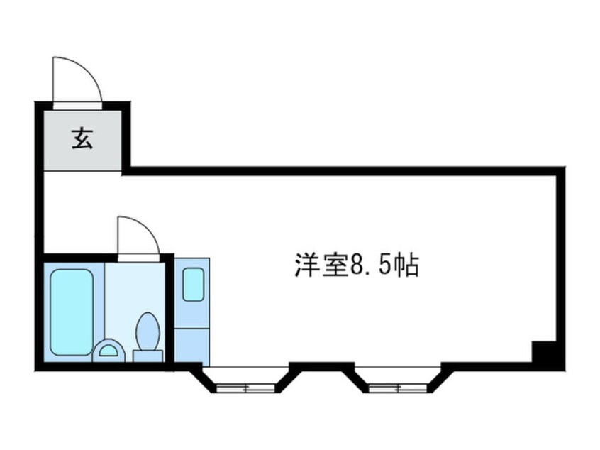 間取図 ラパンジール京町堀