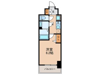 間取図 ｱﾄﾞﾊﾞﾝｽ大阪ｾﾚｰﾉ(402)