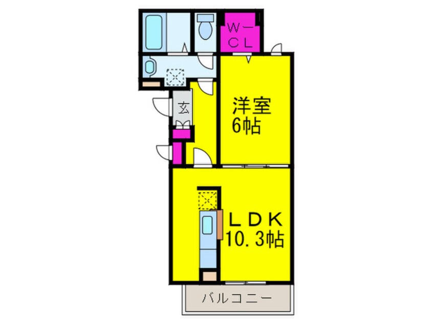 間取図 リアン鳳