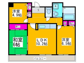 間取図 セレーノ山之内