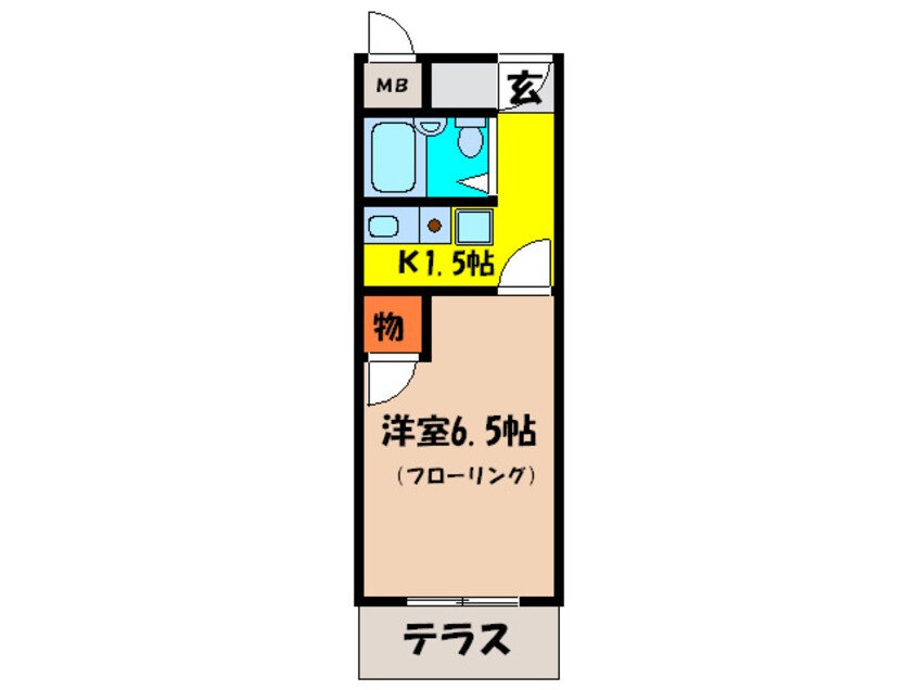 間取図 サンハイツ谷川