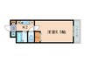カ－サ・ソラッツォⅡ番館 1Kの間取り
