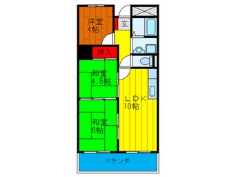 間取図 三福ビル