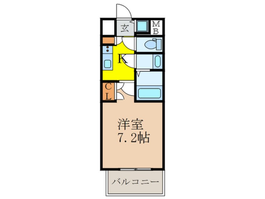 間取図 W-STYLE新大阪Ⅱ