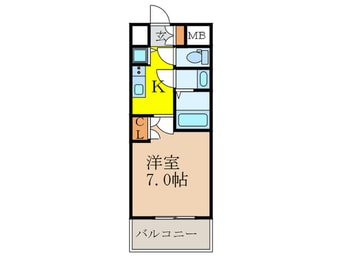 間取図 W-STYLE新大阪Ⅱ