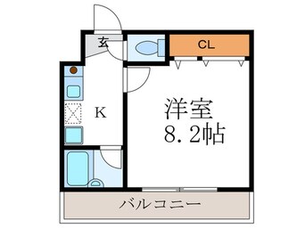間取図 ＣＲＥＳＣＥＮＴ　ＵＮＯ