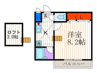 間取図 ＣＲＥＳＣＥＮＴ　ＵＮＯ