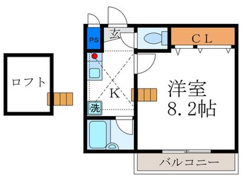 間取図 ＣＲＥＳＣＥＮＴ　ＵＮＯ