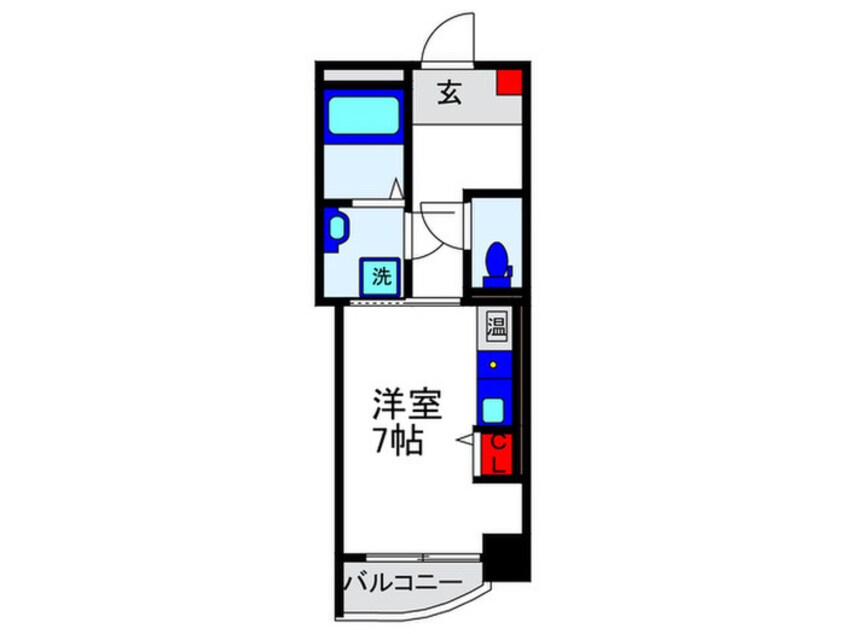 間取図 サニーハウス豊中