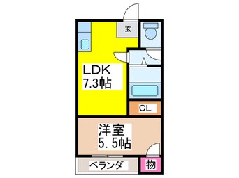 間取図 日野上マンション