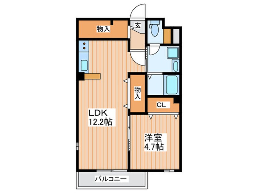 間取図 リバークロス