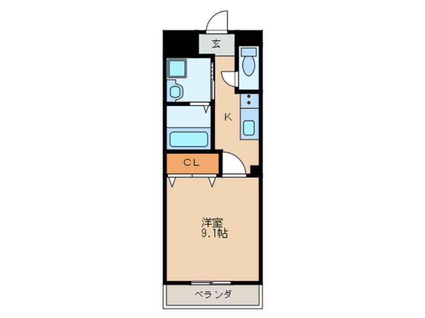 間取図 ファミール栄