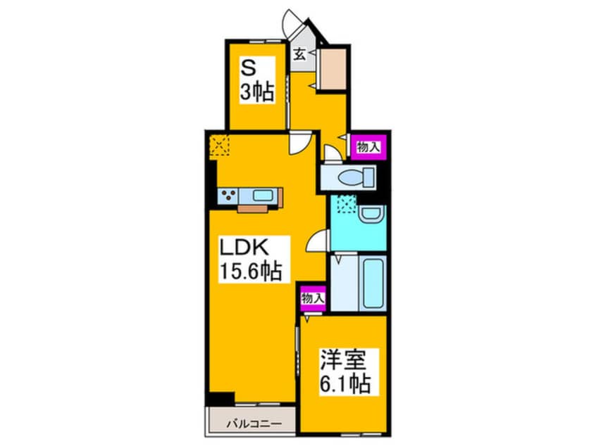 間取図 サワディーⅠ