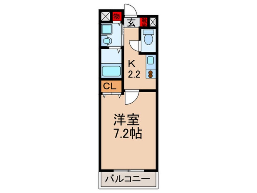 間取図 プロヴァンスプリ－ズ